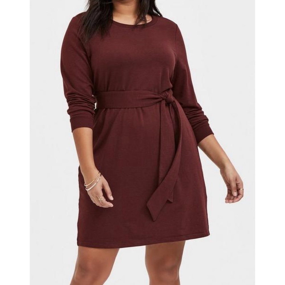 Torrid Mini French Terry Shift Dress